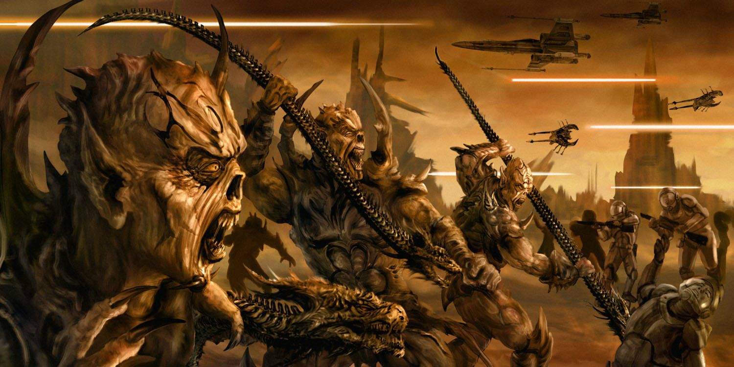 Yuuzhan Vong in Star Wars.