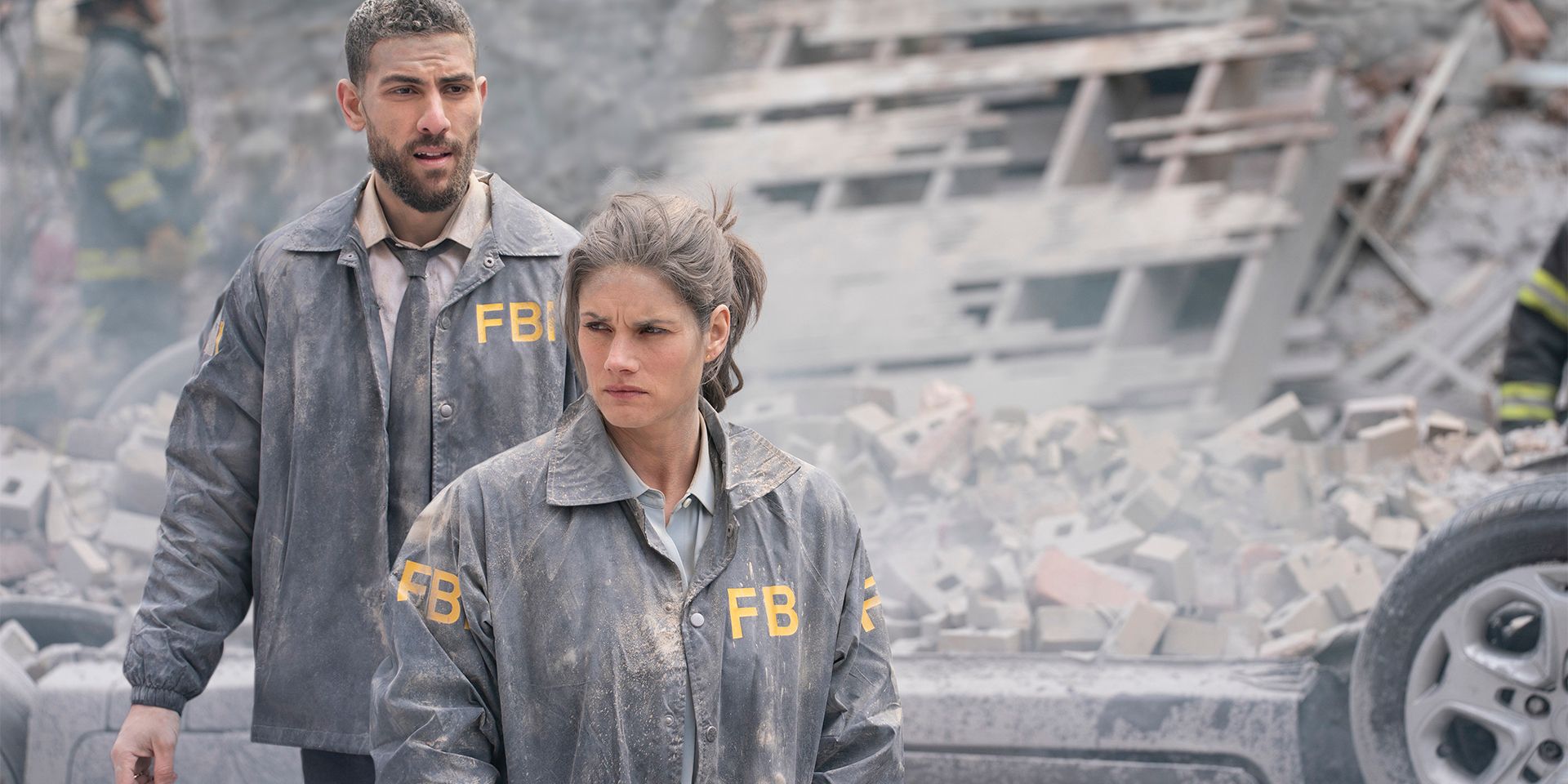 Zeeko Zaki and Missy Peregrym FBI CBS