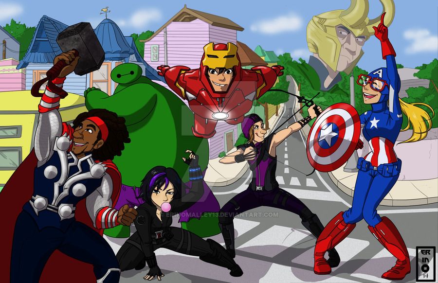 Big Hero 6 Avengers