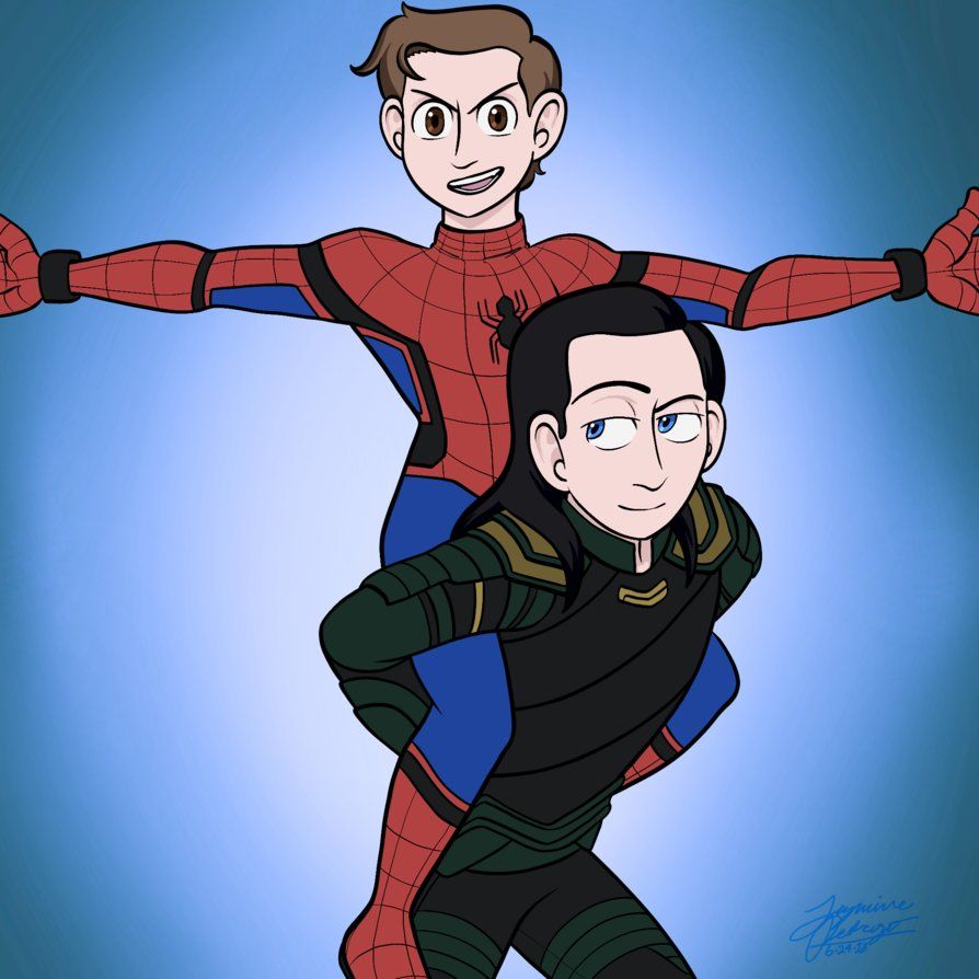 Loki and Spider-Man