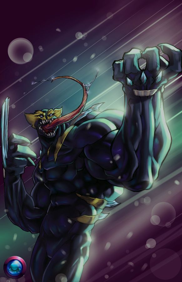 Venom Wolverine fanart x-men