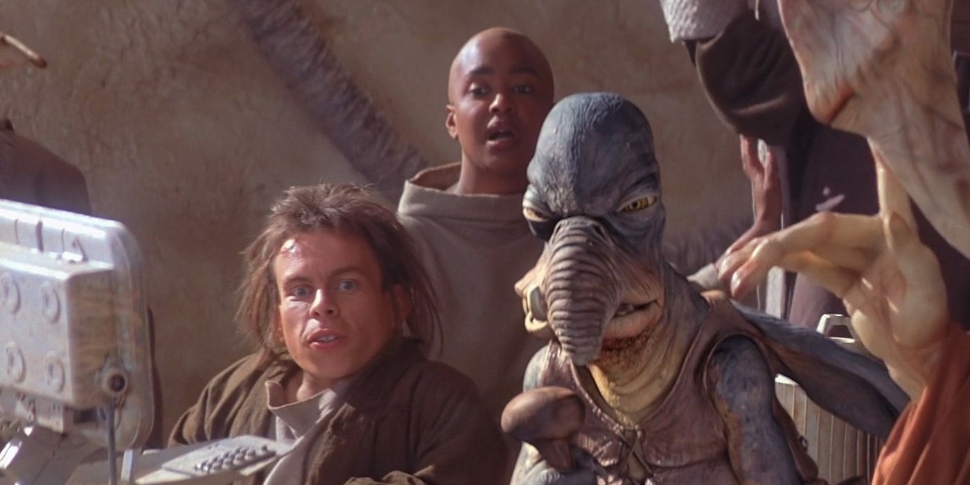 Weazel an Watto in The Phantom Menace