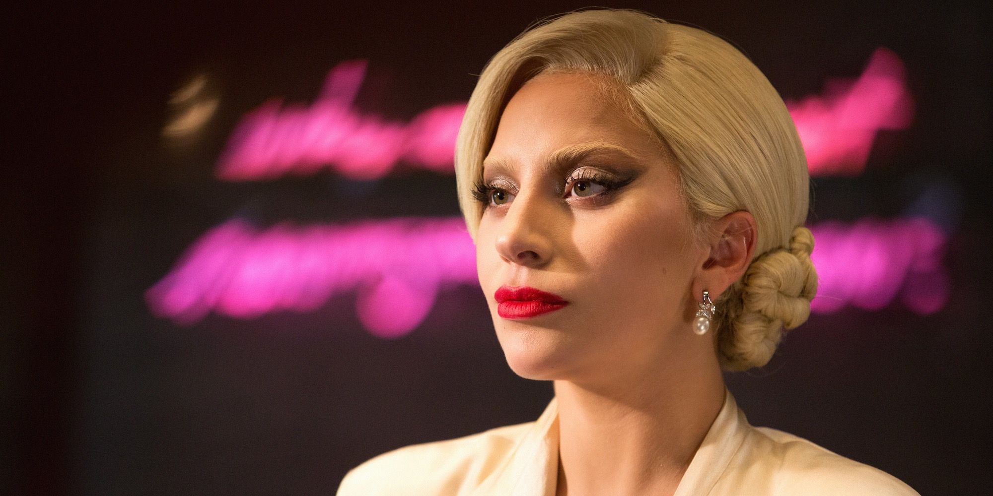 Lady Gaga looks on in American Horror Story