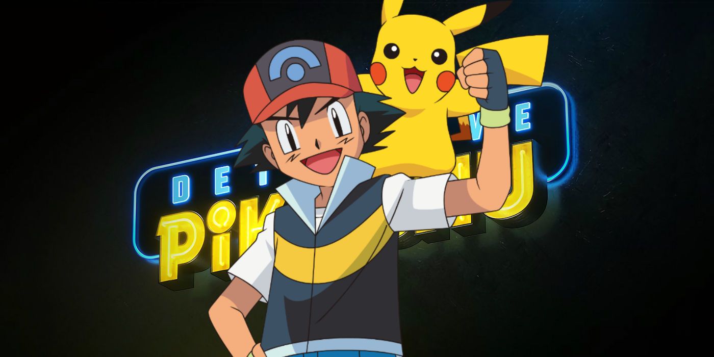 Ash Ketchum and Detective Pikachu Logo