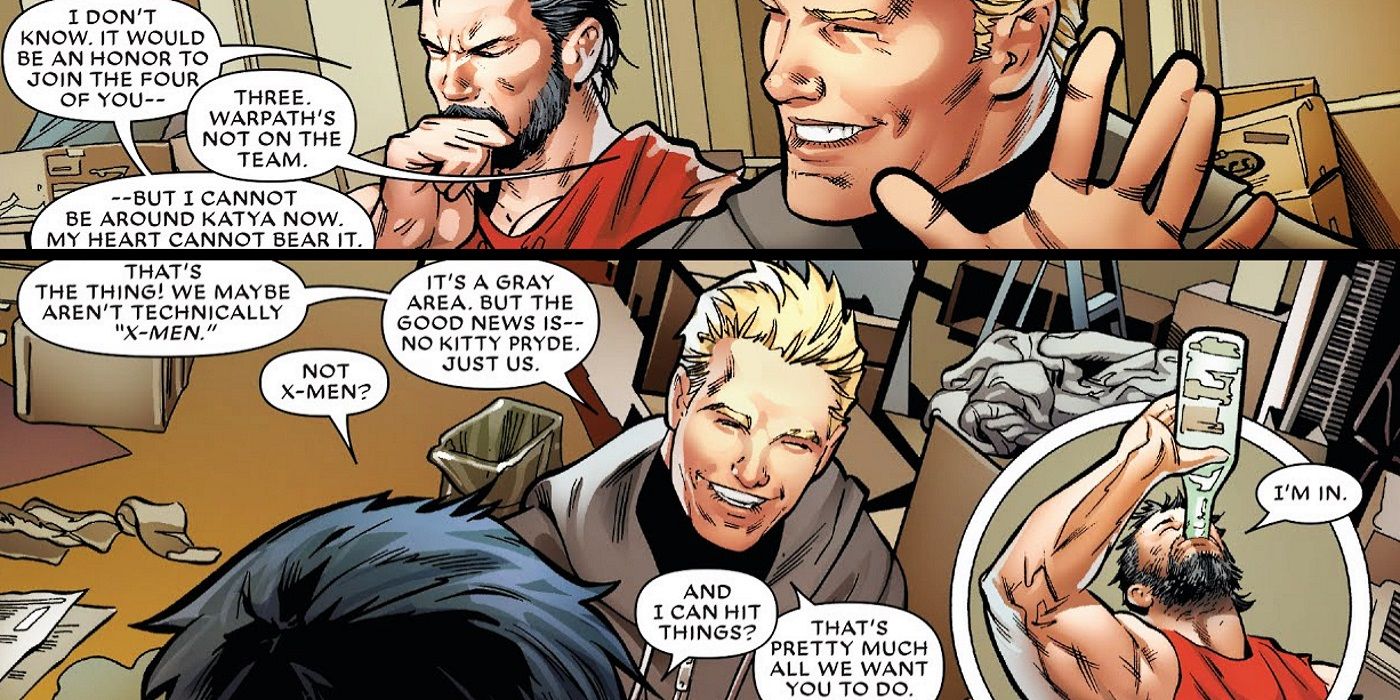 Astonishing X-Men Comic Drunk Colossus