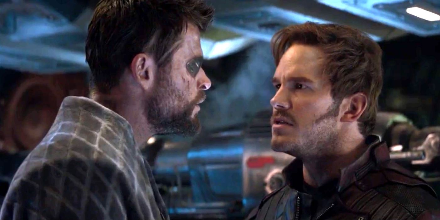 Avengers Infinity War Thor and Star Lord