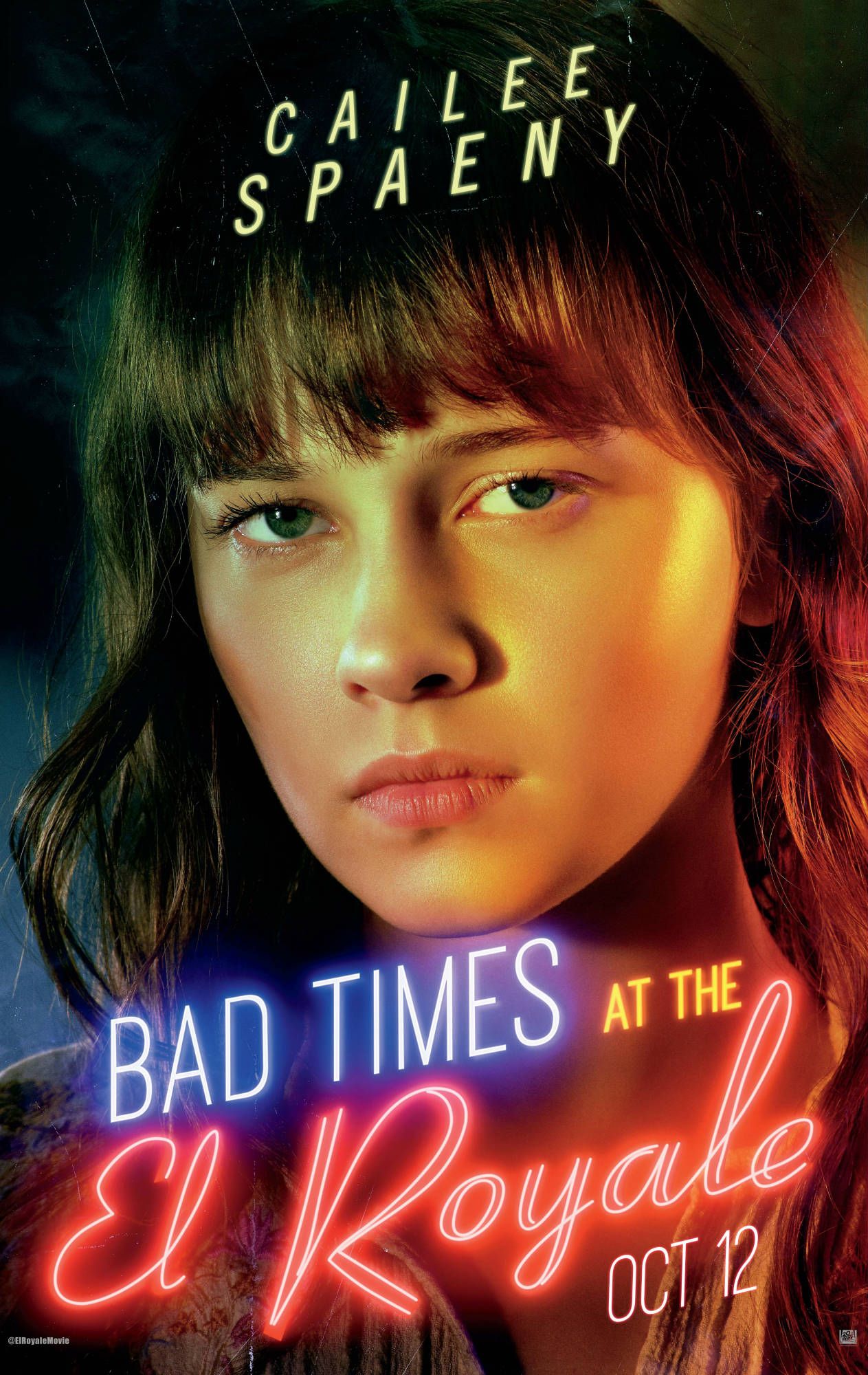 Bad Times at the El Royale Character Posters Cailee Spaeny