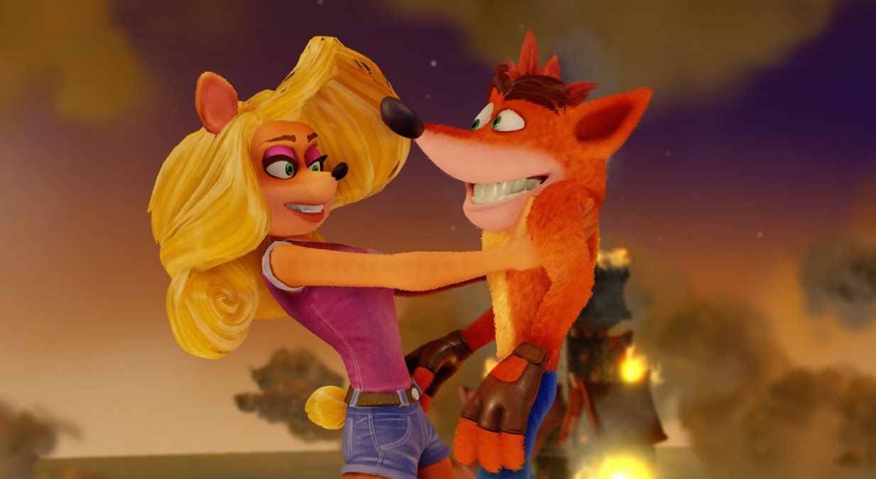 Crash And Tawna - Crash Bandicoot