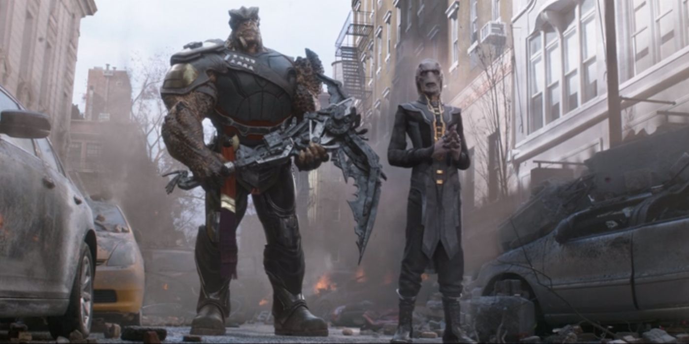 Cull Obsidian and Ebony Maw in Avengers Infinity War