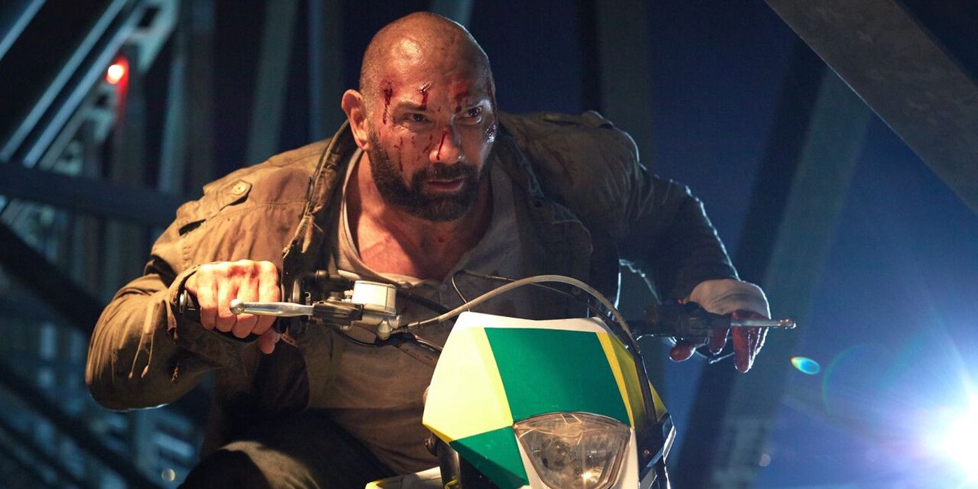 Dave Bautista as Michael Knox in the action film &quot;FINAL SCORE,&quot; a Saban Films release. Photo courtesy of Saban Films.