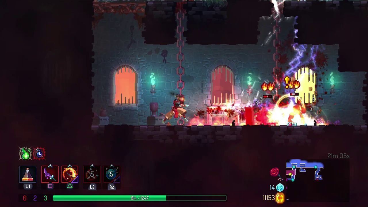 Dead Cells Ramparts Level