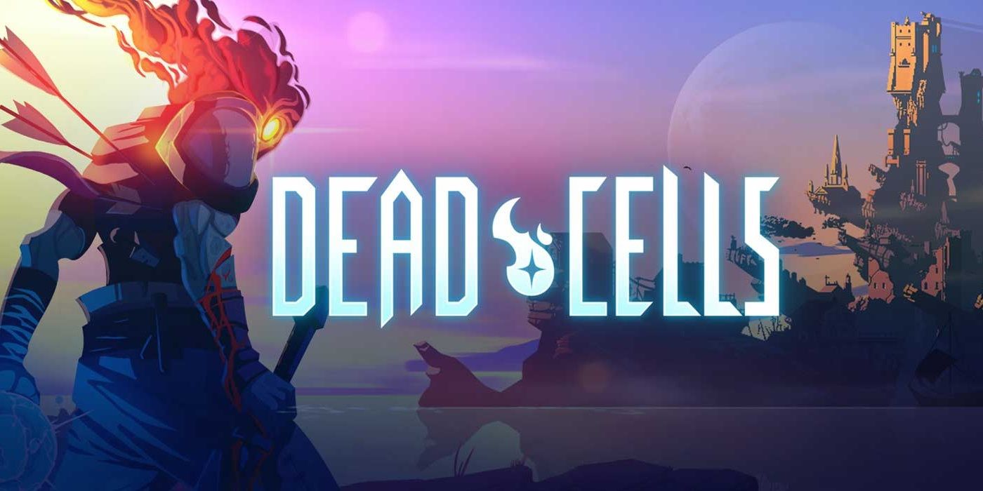Dead Cells promo art featuring the Prisoner protagonist encountering the world of the game.