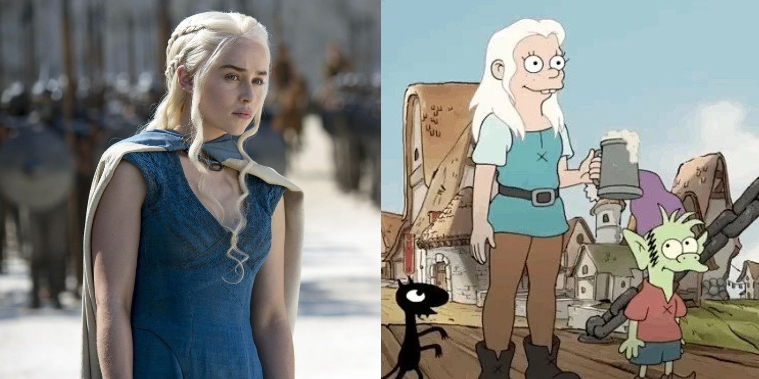 Disenchantment Princess Bean and Game of Thrones Daenerys