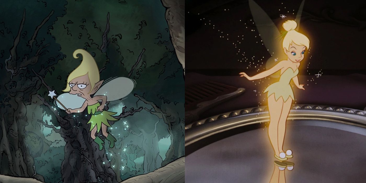 Disenchantment The Fairy and Disney's Tinkerbell