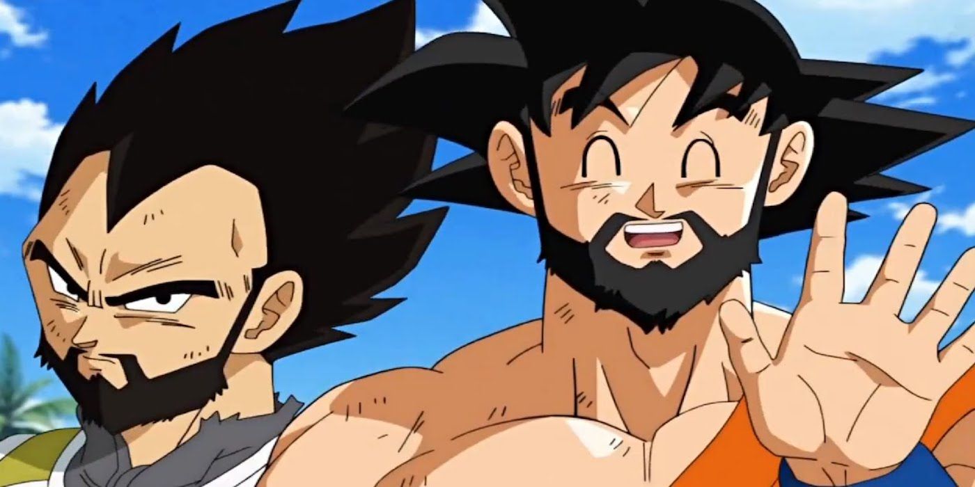Dragon Ball Vegeta Goku Beards Post Training