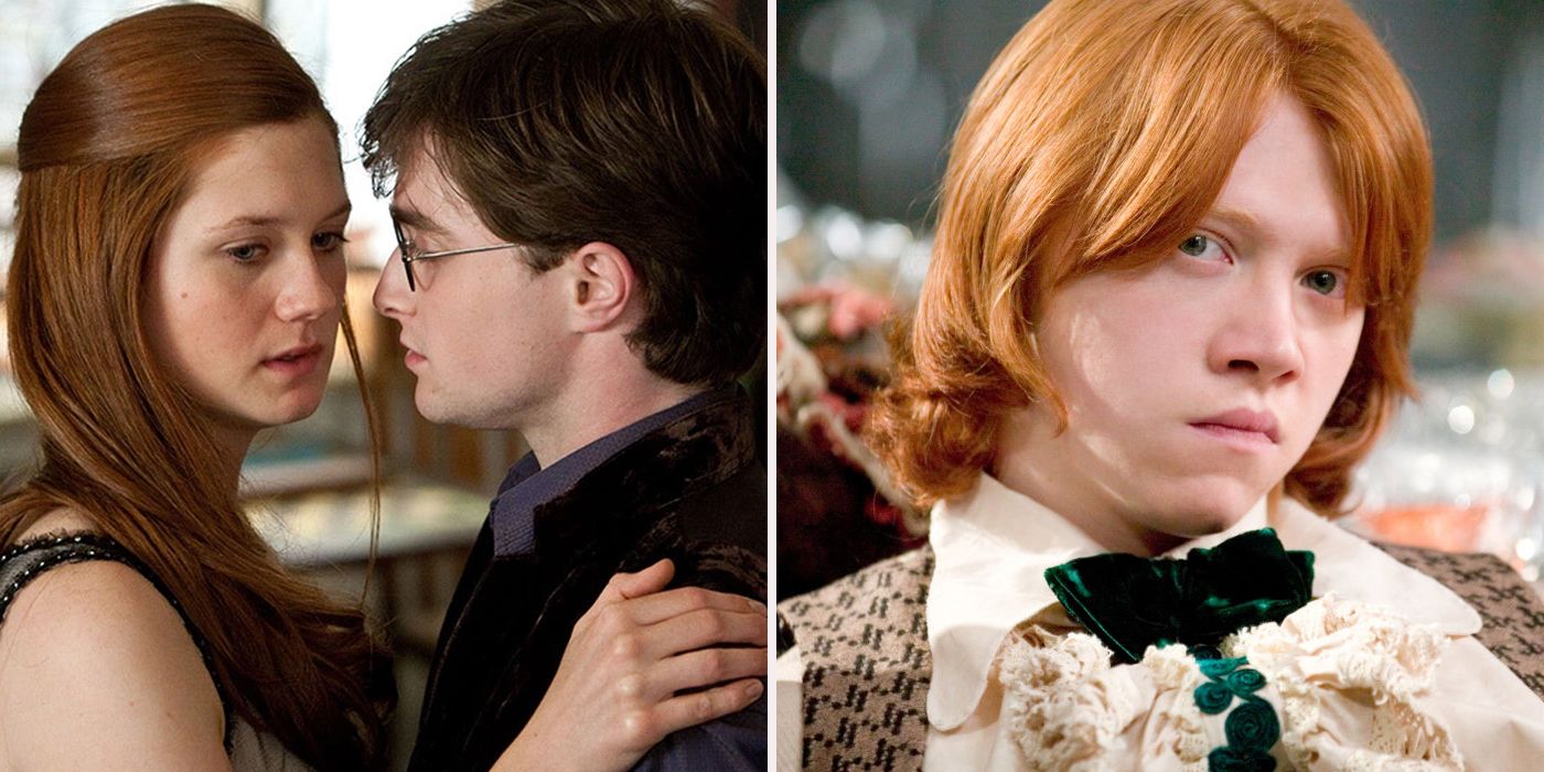 Harry Potter Ginny and angry Ron