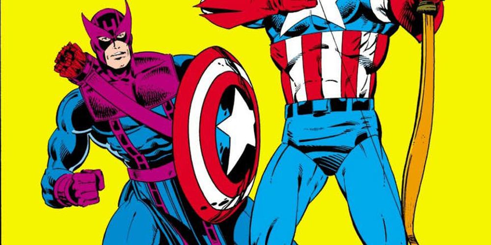 Hawkeye uses Captain America's shield in Marvel Comics.