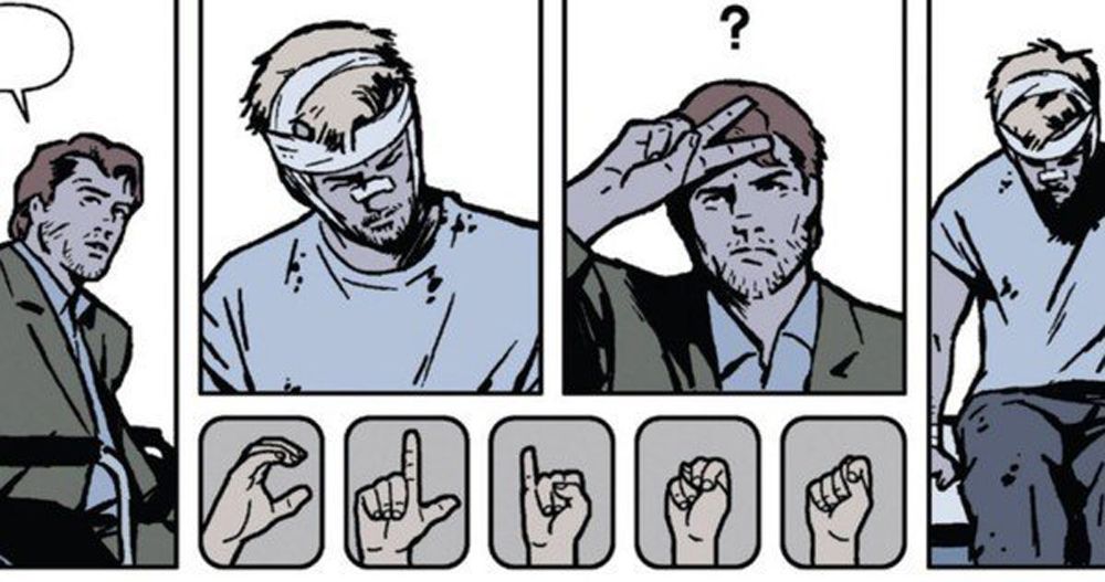 Hawkeye sign language