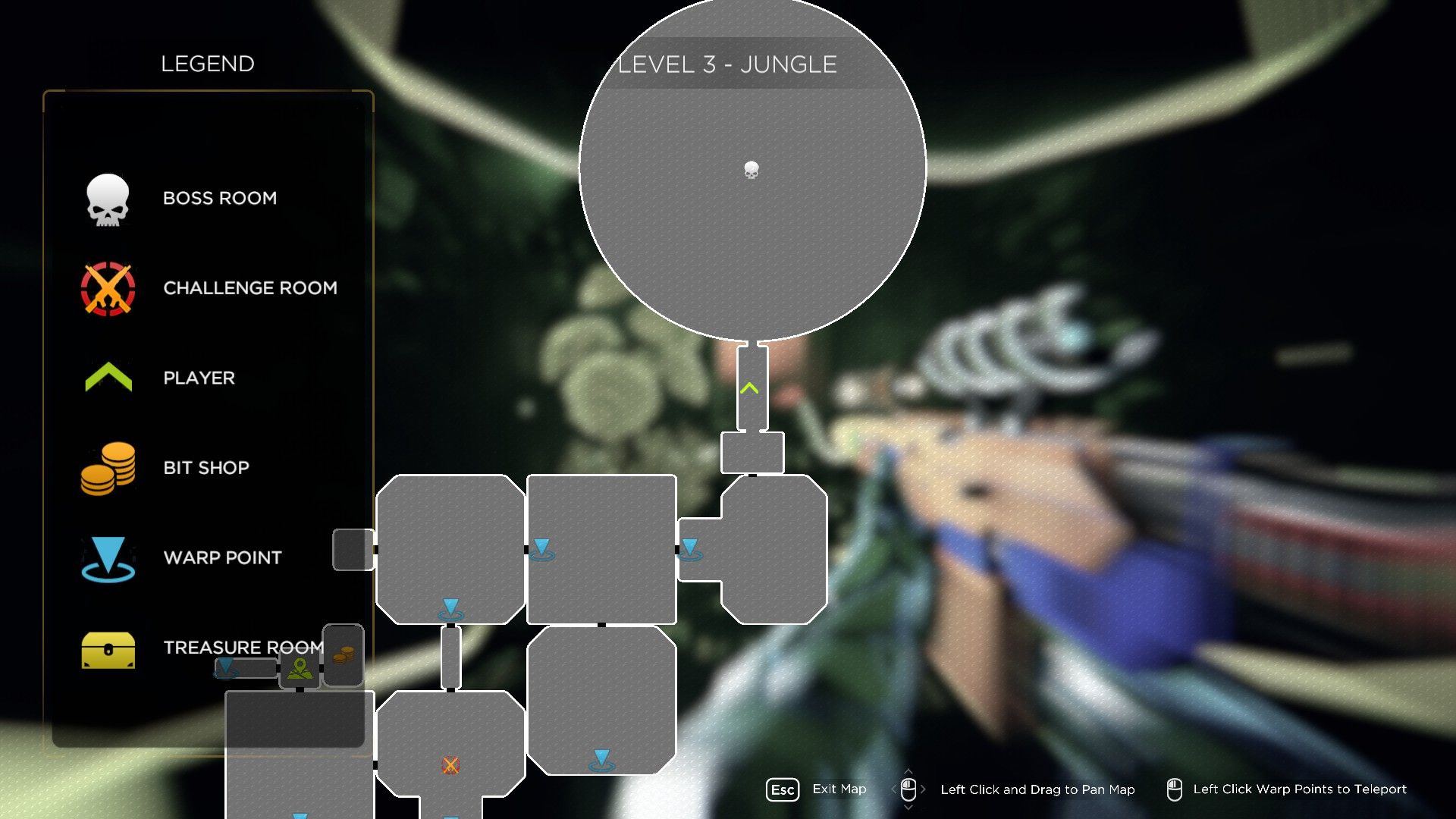 Hypergun Map Screen