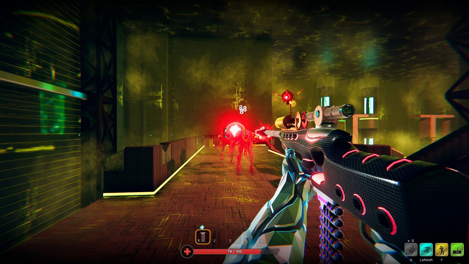 Hypergun Shooting Enemy Horde