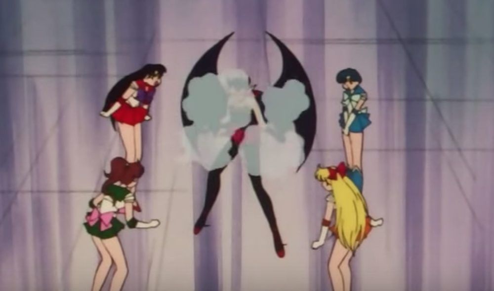 Inner Senshi Fight A Monster With Garlic Breath