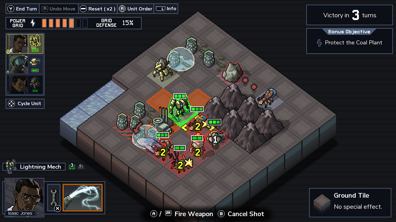 Into The Breach Nintendo Switch Battle