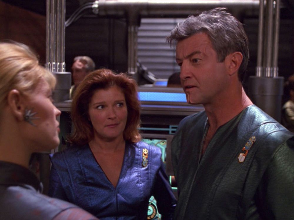 Janeway and Jaffen on Voayger