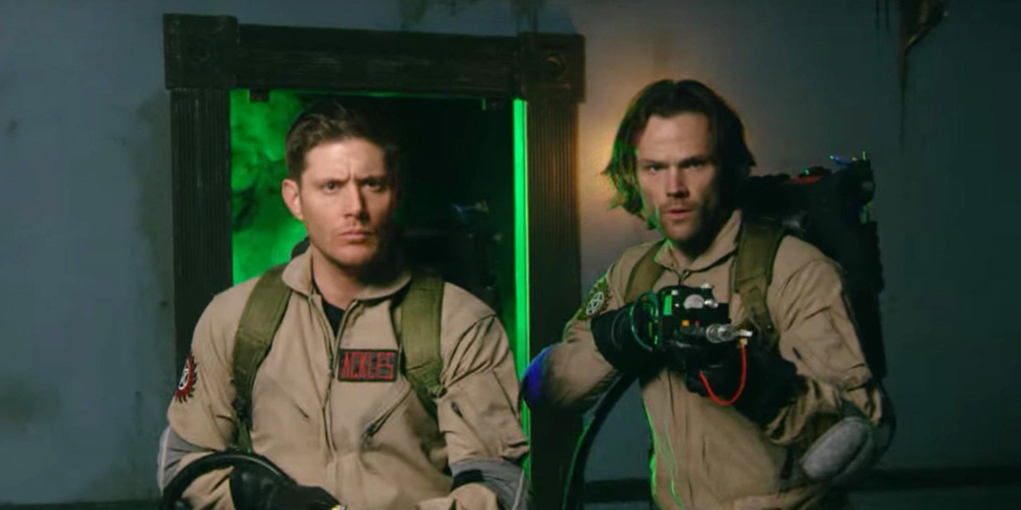 Jensen Ackles and Jared Padalecki in Supernatural Parody