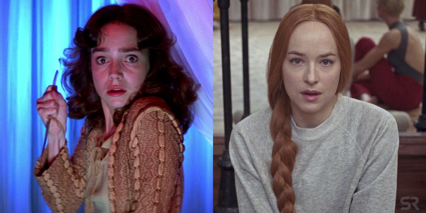 Jessica Harper and Dakota Johnson in Suspiria