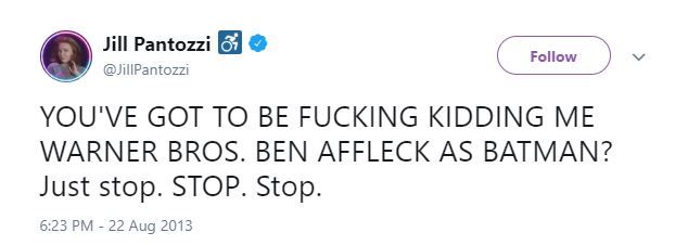 Jill Pantozzi Ben Affleck Batman Casting