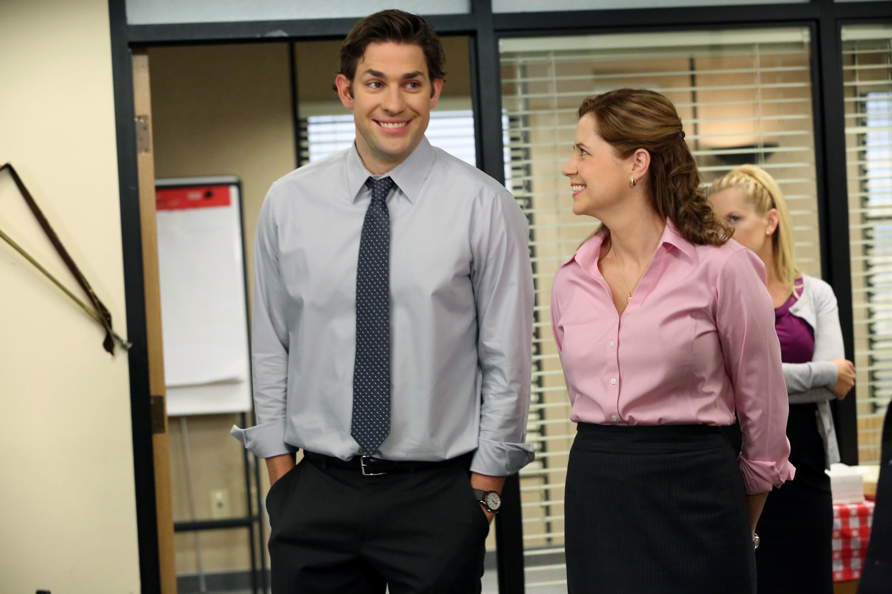 Jim and Pam from The Office