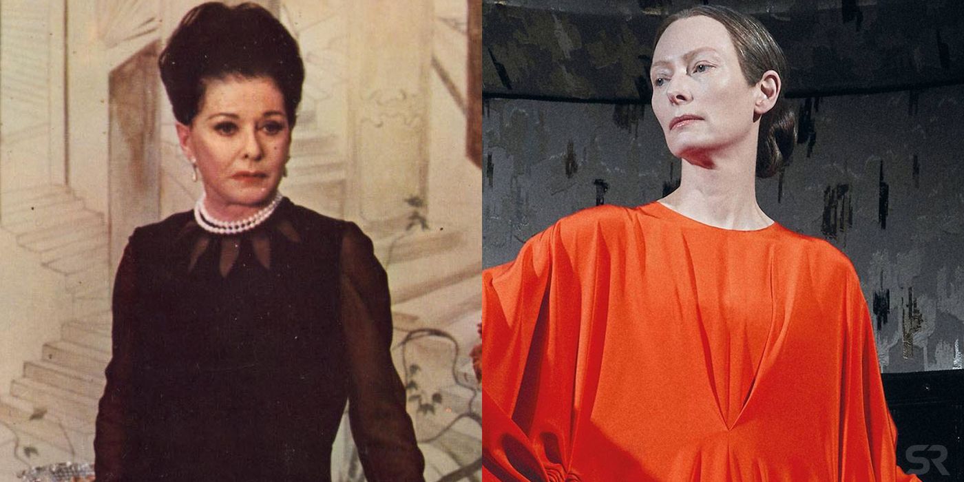 Joan Bennett and Tilda Swinton in Suspiria