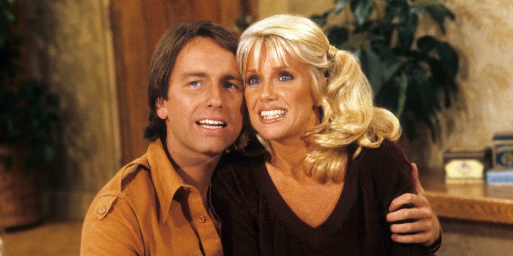 John Ritter and Suzanne Somers in Three's Company