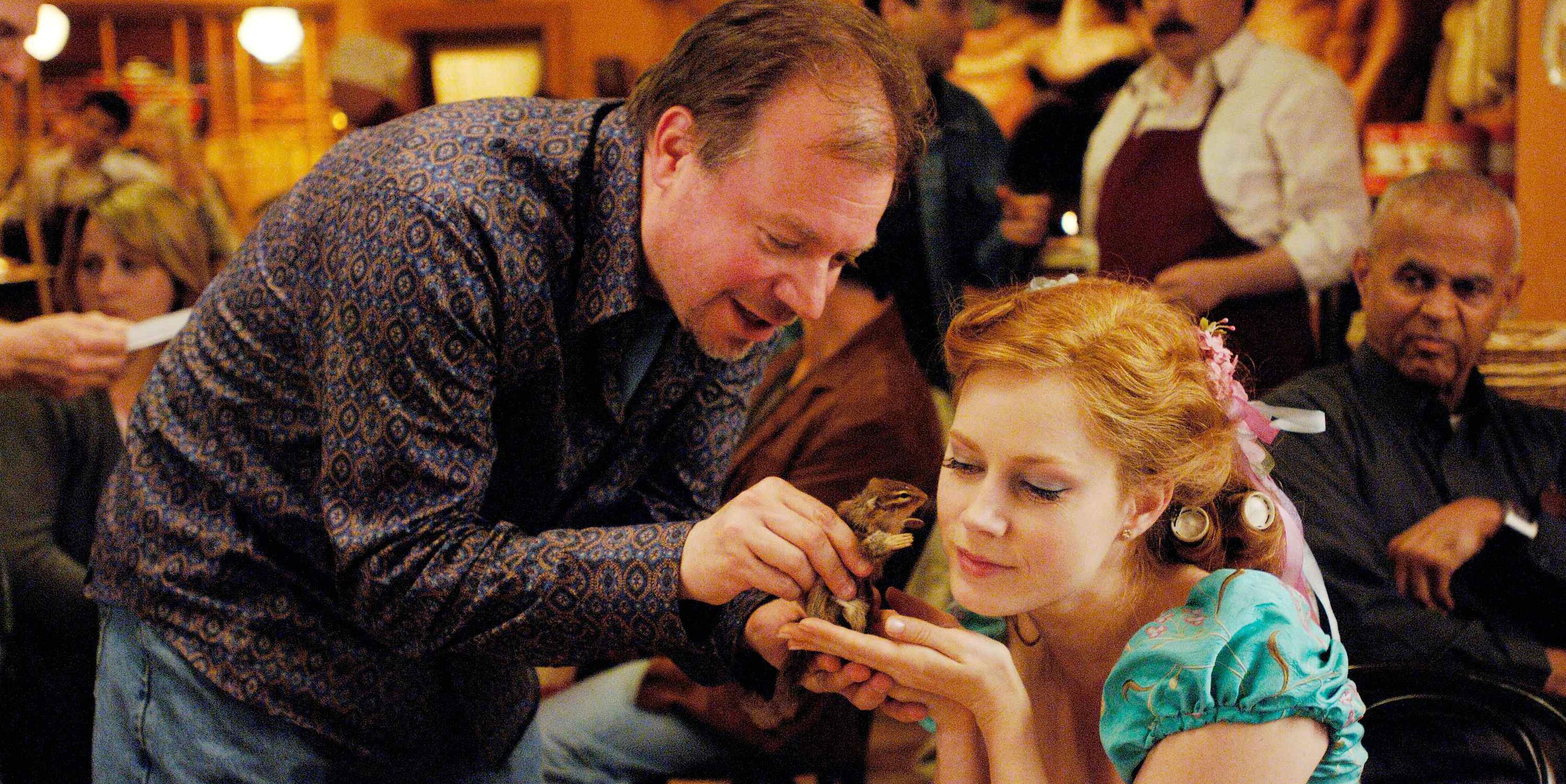 Kevin Lima directing Amy Adams in Enchanted