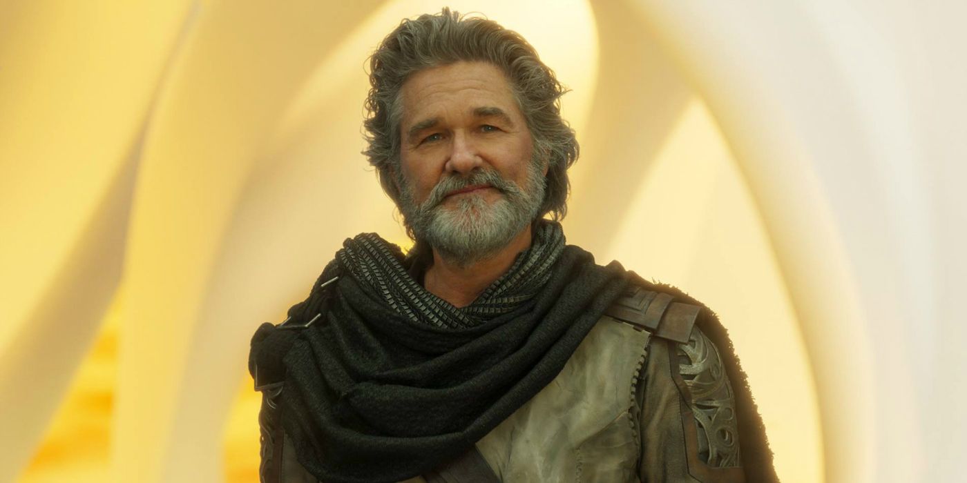 Kurt Russell as Ego in Guardians of the Galaxy Vol 2