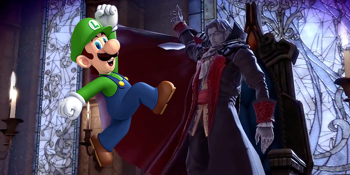 Luigi alive Super Smash Bros. Ultimate Castle Dracula