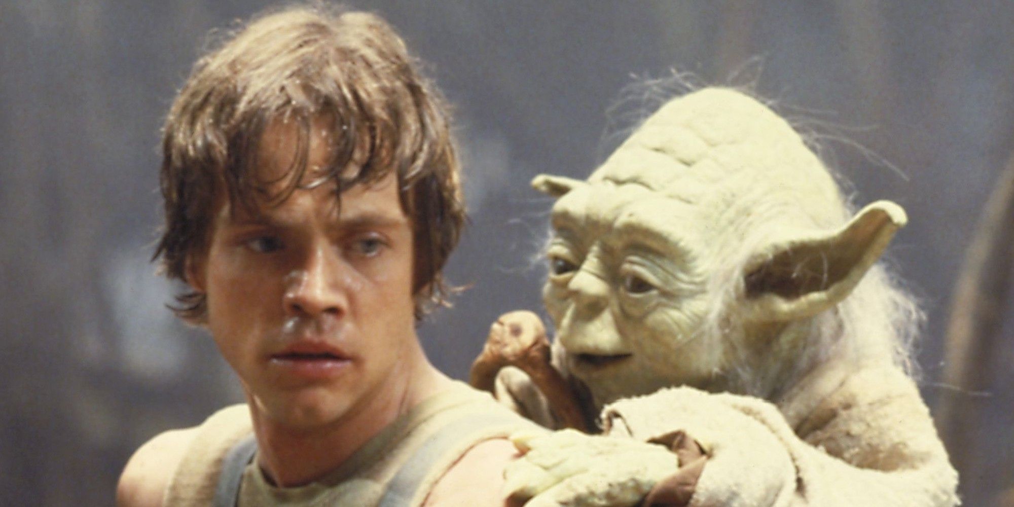 Mark Hamill as Luke Skywalker and Yoda in Star Wars Episode 5 V The Empire Strikes Back