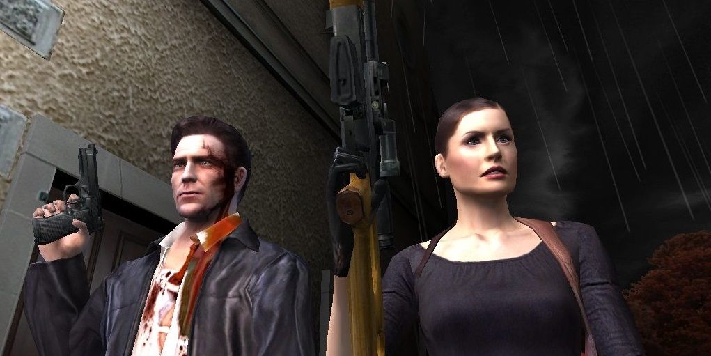 Max Payne and Mona Sax from Max's game series.