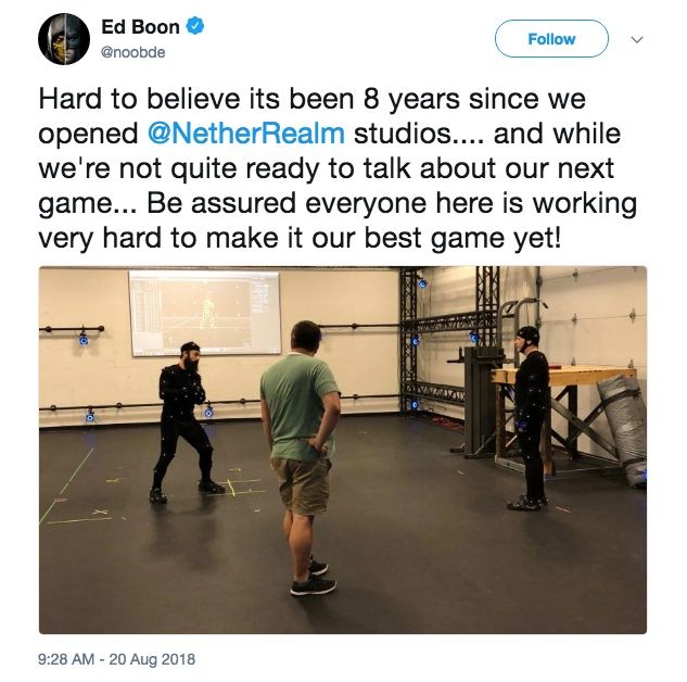 Nether Realm studios new game tweet