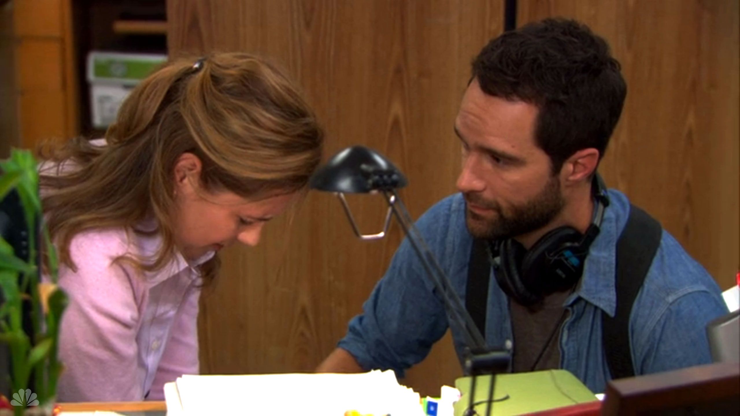 Pam and Brian the Boom Operator The Office