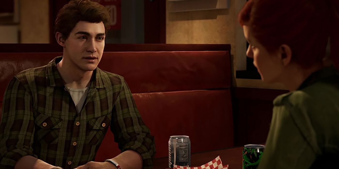Peter Parker and Mary Jane Watson in Spider-Man for the PS4