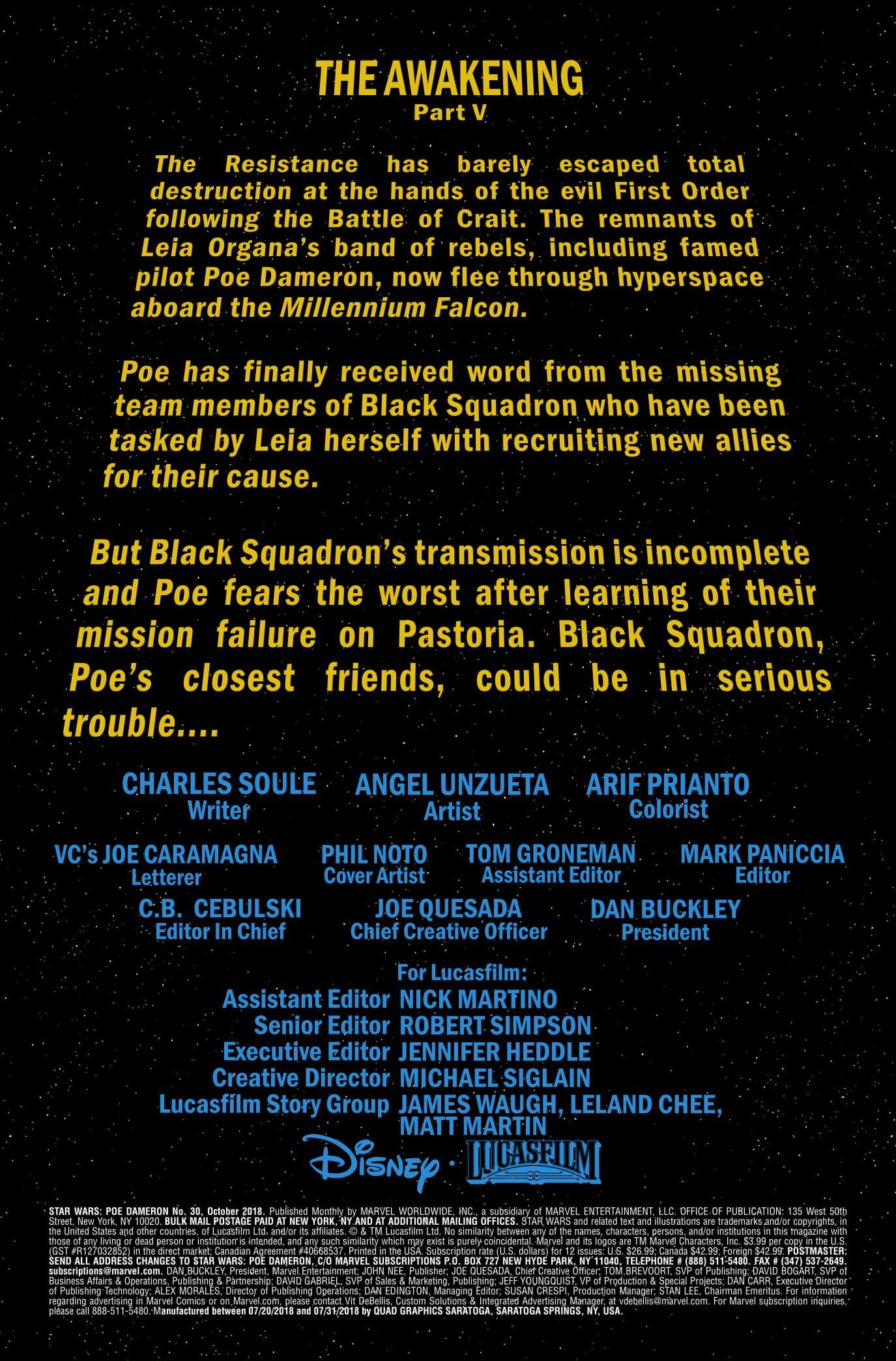 Poe Dameron 30 Comic 1