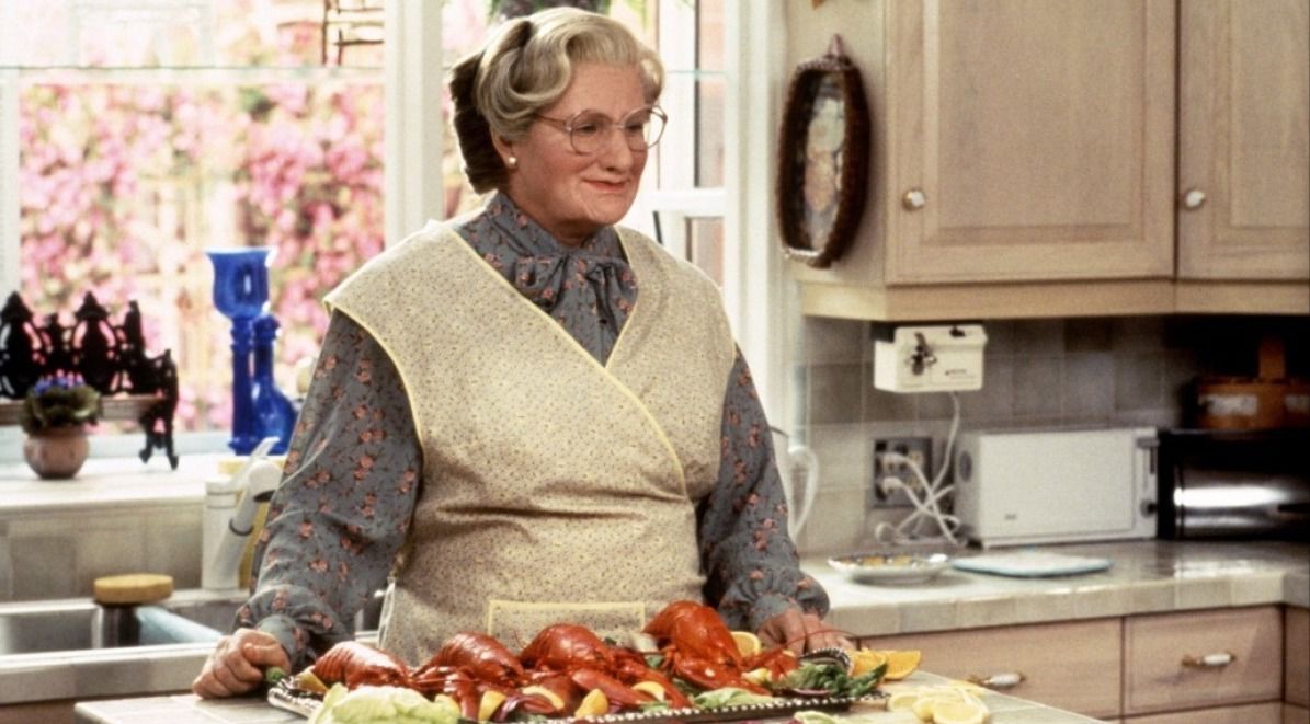 Robin Williams in Mrs Doubtfire