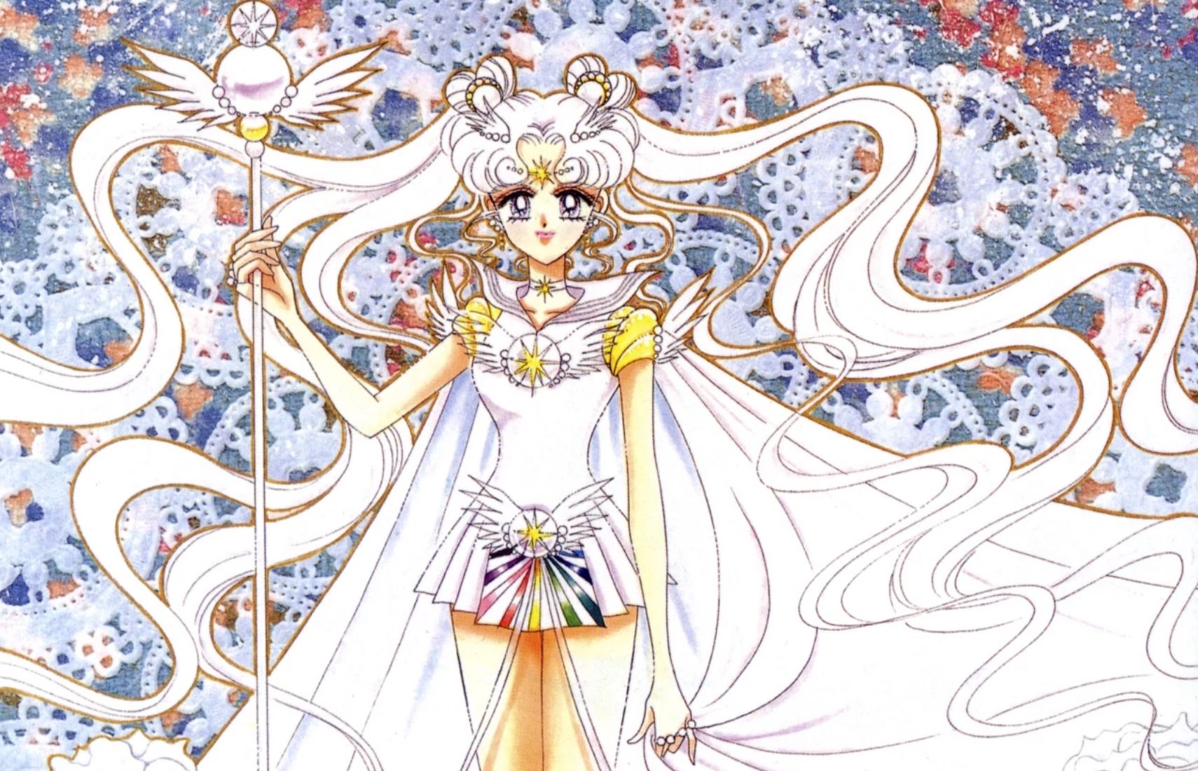 Sailor Cosmos in the Sailor Moon Manga Illustrations