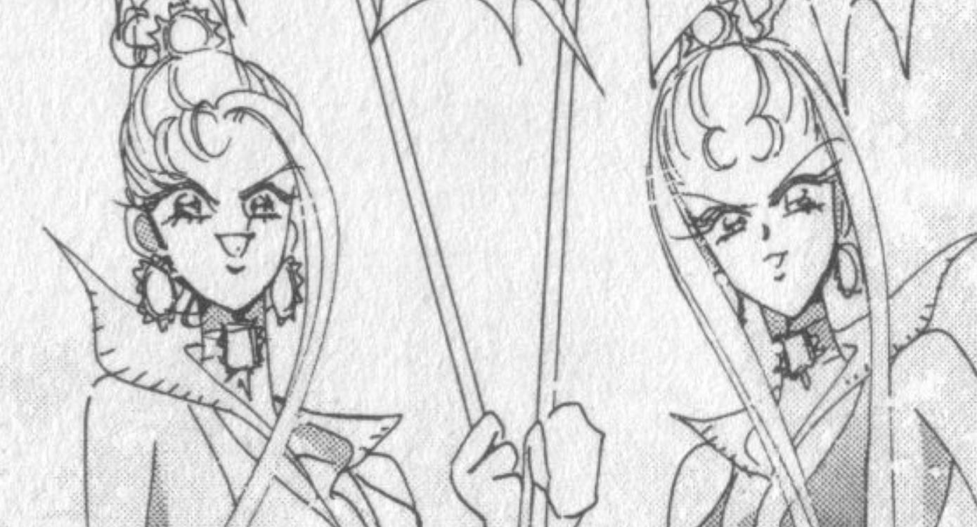 Sailor Phi and Sailor Chi in the Sailor Moon Manga