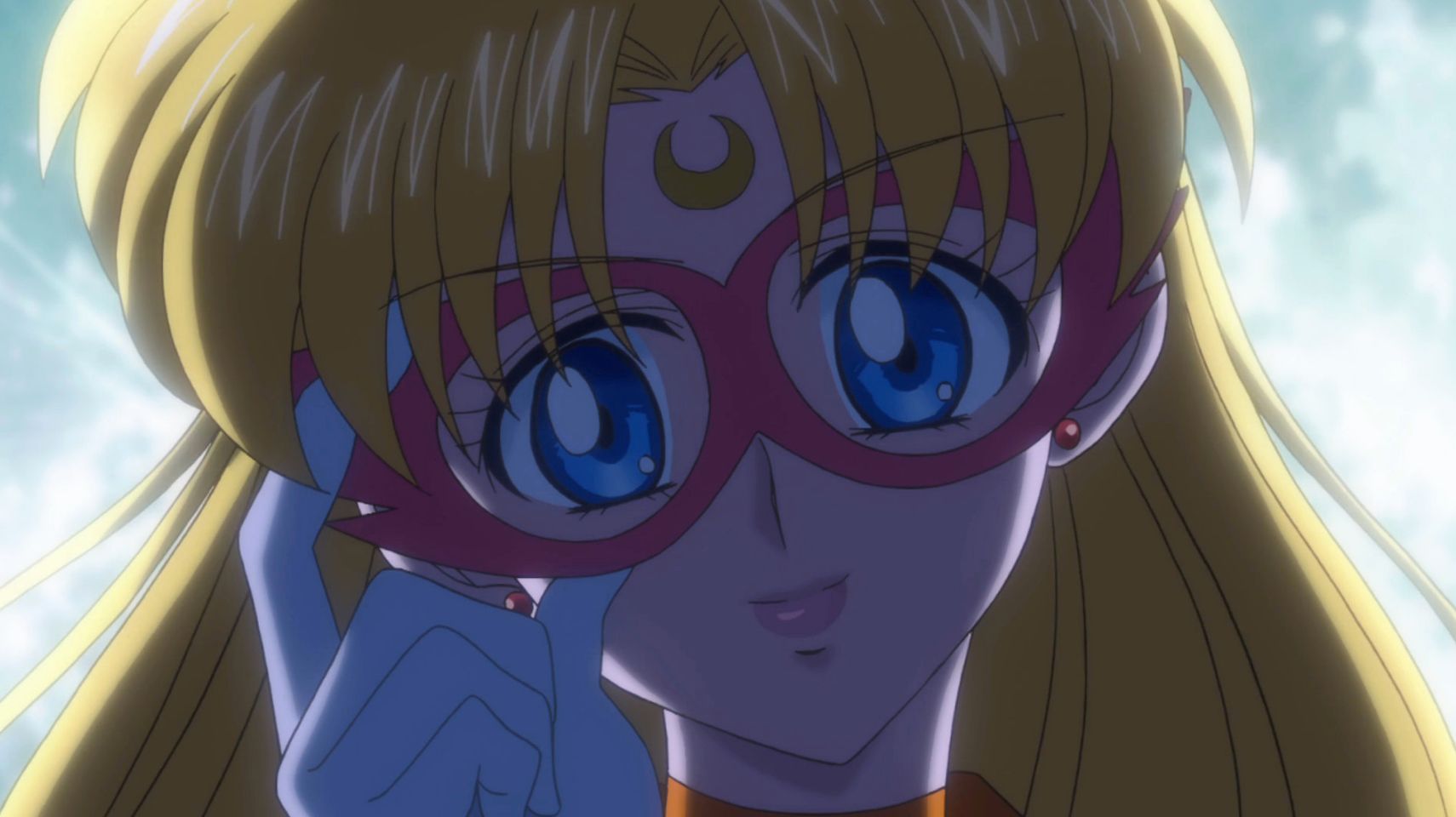 Sailor Venus Pretends To Be The Moon Princess As Sailor V in Sailor Moon Crystal