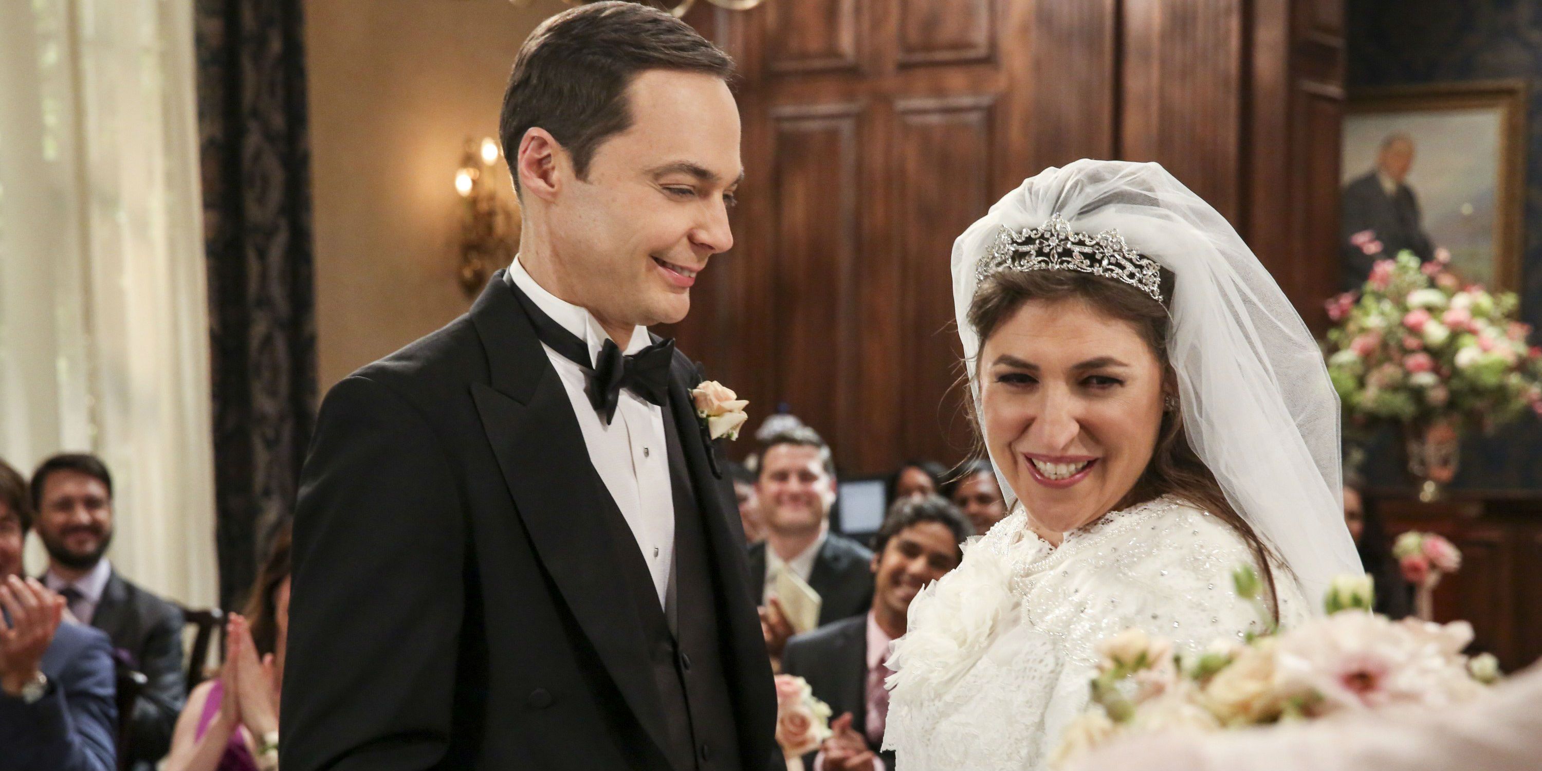 Sheldon and Amy in The Big Bang Theory season 11 finale wedding