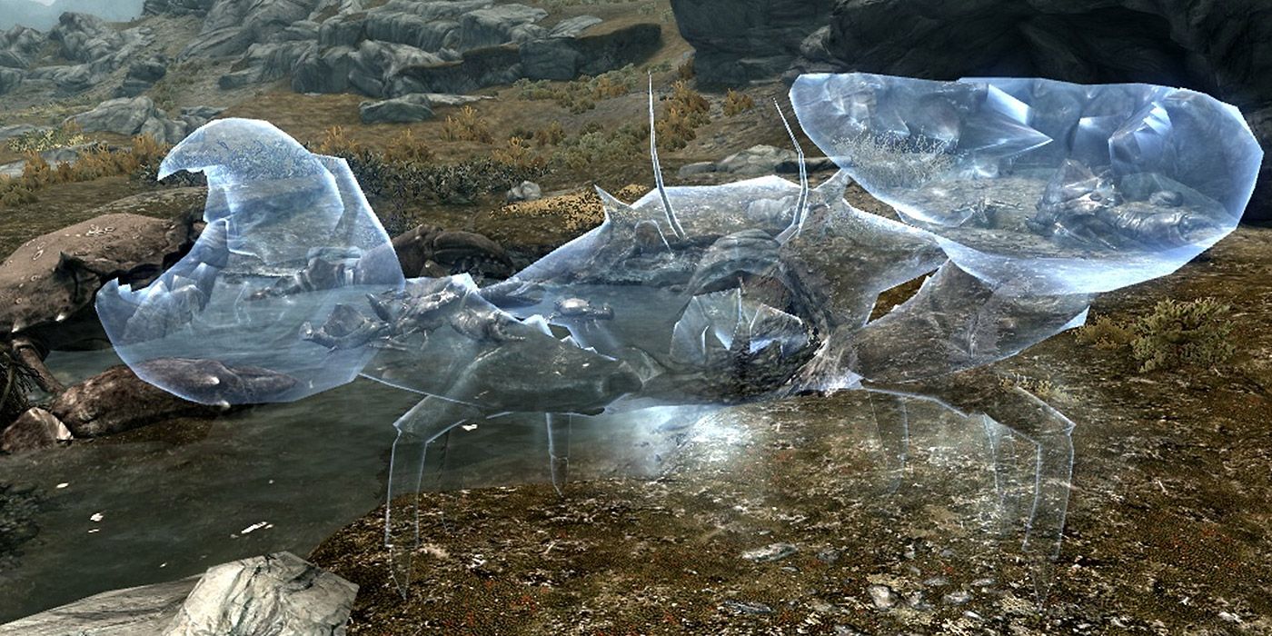 The spectral form of a Skyrim mudcrab