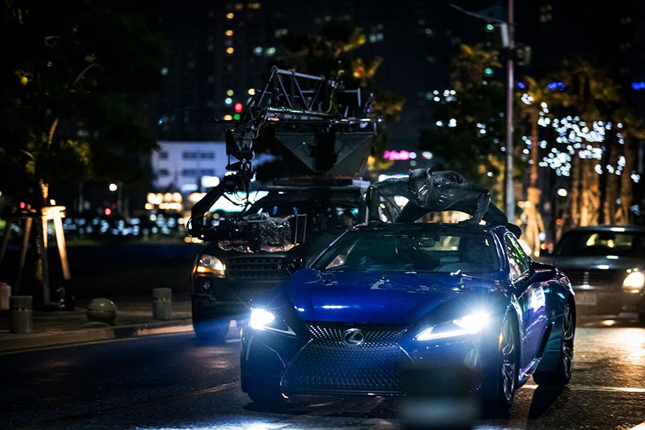 South Korea Car Chase Black Panther