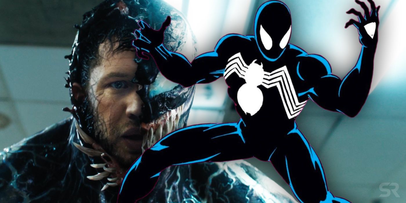 Spider-Man in the Symbiote Suit and Venom